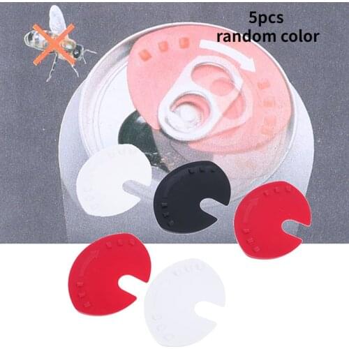 5pcs Creative Can Convert Soda Savers Tops Snap On Cold Beverage Leakproof Can Caps Can Lid Dust Free Sealer approx 4.5 x 3.5cm
