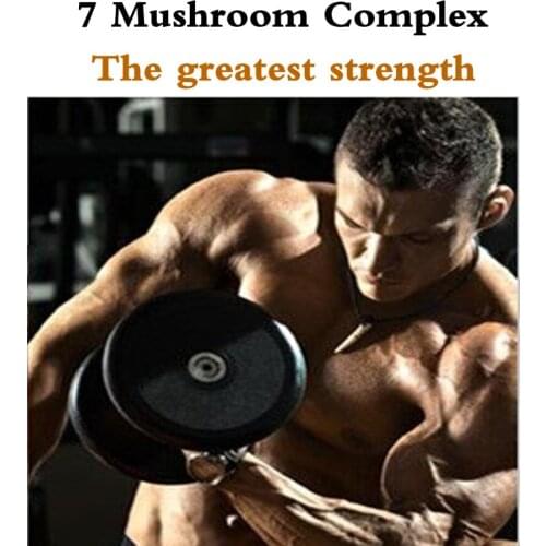 7 Mushroom Complex Chaga Cordyceps Reishi Lions Mane Maitake Turkey Tail Shiitake