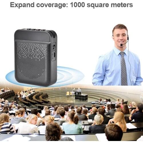 Rondaful Microphone Portable Wireless Voice Amplifier Bluetooth Loudspeaker Megaphone Speaker MP3 FM radio For Teachers Tourist