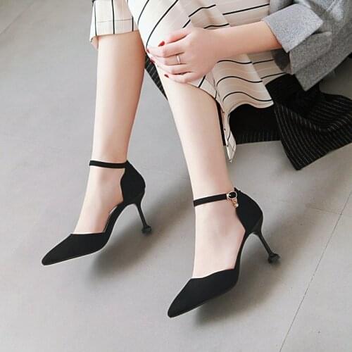 Fashion womens single shoes Sexy Concise Elegant High-heeled shoes New high heels pointed stiletto womens shoes U14-70
