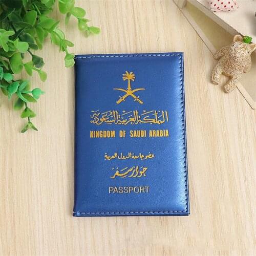 New Saudi Arabia Travel Passport Cover Protector Business Protective Passport Holder t Document Orgainzer Case for Saudi Arabia