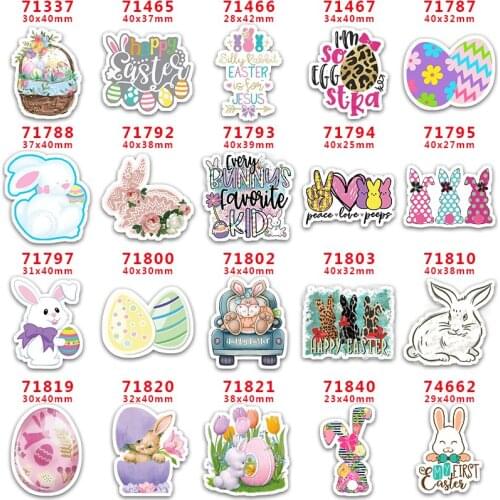 2020 new arrival 30pcs/lot free shping Easter flat planar resins for hair bow characters PR71337