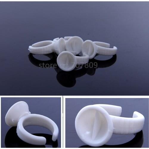 New Separator Plastic Ring Ink Container Holder Cup Small for Permanent Makeup Tatto eyebrow Eyeliner Permanent Makeup kit