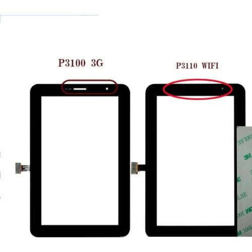 SanErqi Touch Panel Screen Digitizer For SAMSUNG GALAXY Tab 2 P3110 P3100 Display 7.0" Glass Sensor Lens Touchscreen