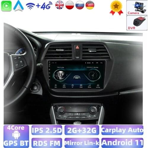 2.5D Screen Android For Suzuki S-CROSS SX4 2014 2015 2016 2017 Car Radio Multimedia Video Player Navigation GPS Wifi Support SWC