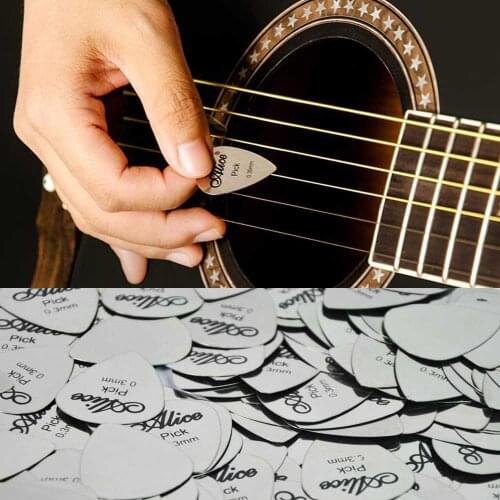 5pcs/lot Guitar Picks Plectrum 0.3 mm Metal Guitar Picks Alice Acoustic Musical Instrument