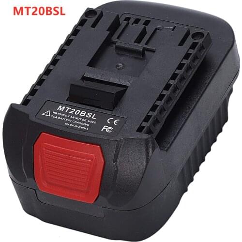 Adapter for Makita 18V MT20BSL Li-Ion Battery Converter BL1830 BL1860 BL1850 BL1840 BL1820 Used To for Bosch 18V Tool