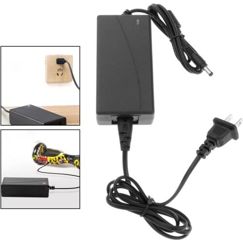Power Supply Adapter Diameter 5.5mm 42V 0.8A Fast Charger for Mobility Scooter Skateboard Lithium Battery Charger