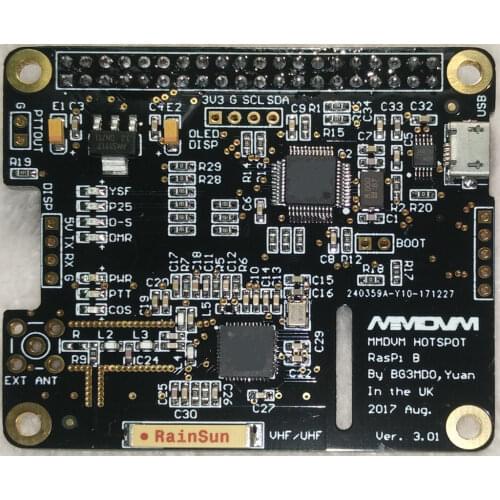 Digital Radio Station for UHF VHF C4FM DSATR DMR P25 Multi-mode Wireless Hotspot MMDVM HotSPOT V3.0 Suppot for Windows Linux MAC