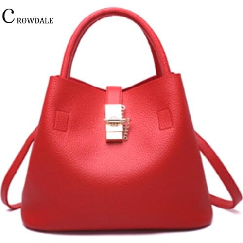 CROWDALE Brand Fashion Women Bags women Messenger crossbody bag Handbag PU Leather Famous designer High Quality shoulder package