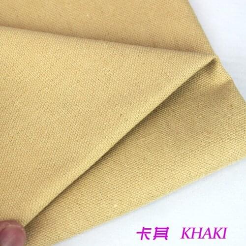 Khaki Upholstery Canvas Cotton Duck Fabric Cotton Fabric Canvas Fabric 60"wide Sold By The Yard Free shipping