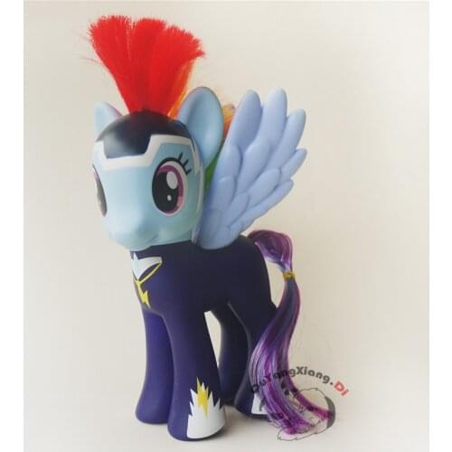 Action Figures 15cm Little Cute Horse Model Doll Zapp Tonnerre Rainbow Dash Exclusive Toys for Children