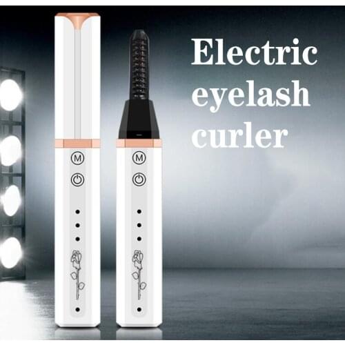 Beauty Tool Set Eyelash Clip Electric Eyelash Curler 10 Seconds Fast Warm-up Anti Scalding Design Eyelash Curler