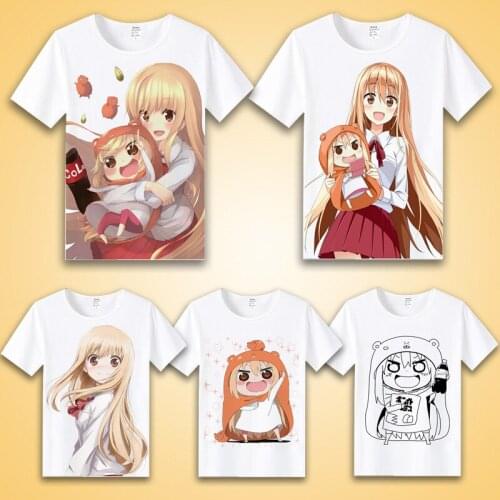 Himouto! Umaru-chan Cosplay T Shirt Doma Umaru Print Summer T-Shirt Cartoon Graphic Tees Women/Men tshirts Harajuku Top Tee