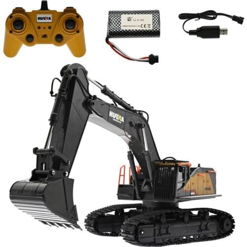 Huina 1592 592 1:14 Scale 22 Channels 2.4GHz Latest RC Excavator,Remote Control Toys
