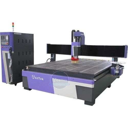 Jinan vaccum table round disk tool changer ATC cnc router for making cabinet furniture 2030