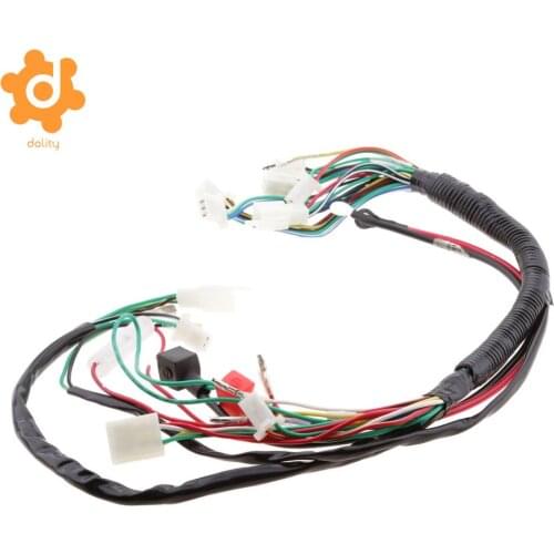 Electric Engine Start Wiring Loom Harness Kit For 50cc 70cc 90cc 110cc 125cc Pit Bike ATV Quad Motorcycle Accessories
