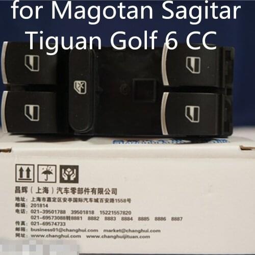Left Front Door Master Electric Window Switch 5ND959857 for M/agotan/S/agitar/Ti/guan/G/olf 6/CC