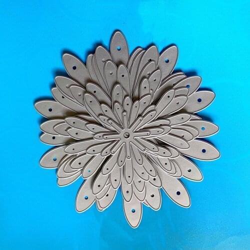 YINISE SCRAPBOOK Metal Cutting Dies For Scrapbooking Stencils BIG FLOWERS DIY PAPER Album Cards CRAFT Making Embossing Die CUT