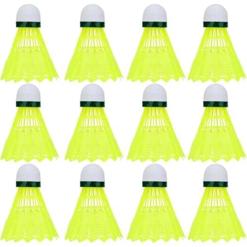 Nylon Feather Shuttlecocks Sports Shuttlecocks With Storage Box Football Training Exercise Gym Fitness Game