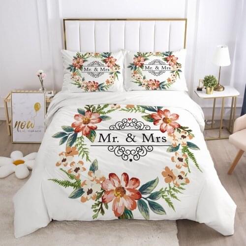 Modern Quilt/Comforter/Blanket Case Pillowcase Bedding Sets Duvet Cover Set with Zipper 3D King Queen Full Size Bed Linens