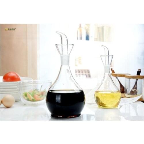 1PC New Large capacity eco-friendly oil and vinegar bottle olive oil glass bottle Seasoning bottle OK 0357