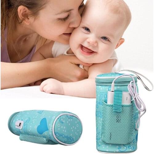 IMBABY Usb Portable Baby Outdoor Bottle Thermostat Bag Warmer Heat Heater Food Warmer Baby Milk Warmer Baby Food Bottle Bag