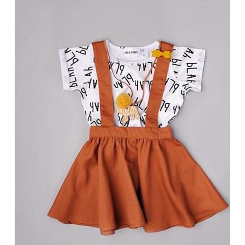 New Kids Baby Girls Clothes Strap Skirts Suspender Skirt Party Tutu Dress