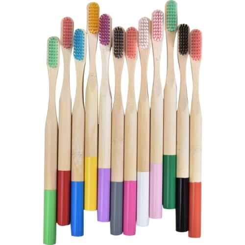 6 PCS Adult Bamboo Toothbrushes Soft Bristles Eco Friendly Cepillo Dientes Bambu Oral Care Toothbrush Clareador De Dente