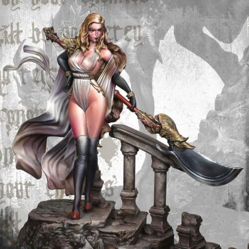 1/24 ancient woman fantasy stand Resin figure Model kits Miniature gk Unassembly Unpainted