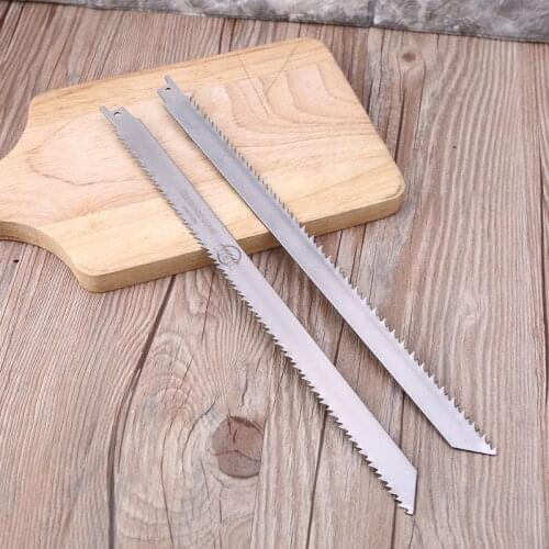 2pcs S1211D Stainless Steel Reciprocating Sabre Saw Blade for Cutting Wood Metal Bamboo Aluminum Tube 300mm
