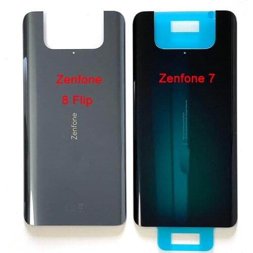 6.67" Original For Asus Zenfone 7 ZS670KS Battery Cover Back Door Case For ASUS_I002D Housing Replacement