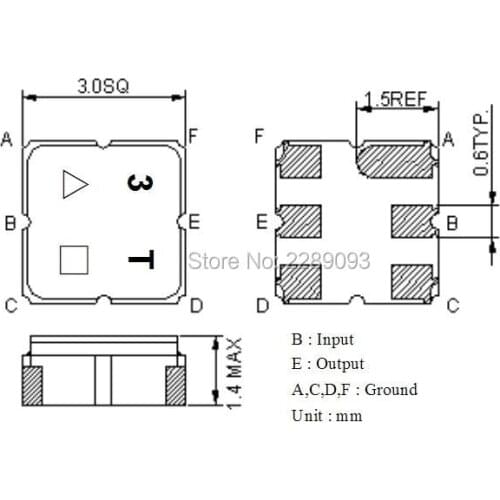 Free Shipping! NEW Original 10pcs TA0638A TA 0638A TA0638 3T SAW Filter 1590MHz 3.0X3.0 mm