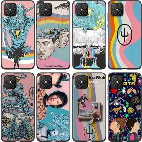 SCALED AND ICY Twenty One For Huawei Nova 8 7 6 SE 7i 5T 5i 5Z 5 4E 4 3i 3E 3 2i 2 Lite 2 Pro 2017 Black Phone Case