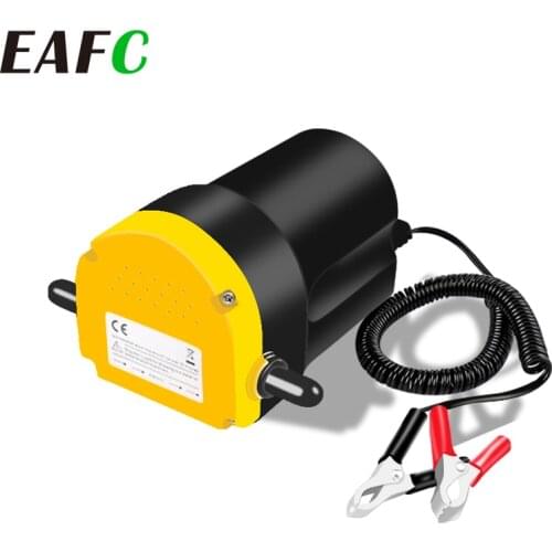 12V Electric Car Oil Pump Crude Oil Fluid Pump 60W crude Extractor Suction Transfer Pump + Tubes for Auto Car Boat Motorcycle