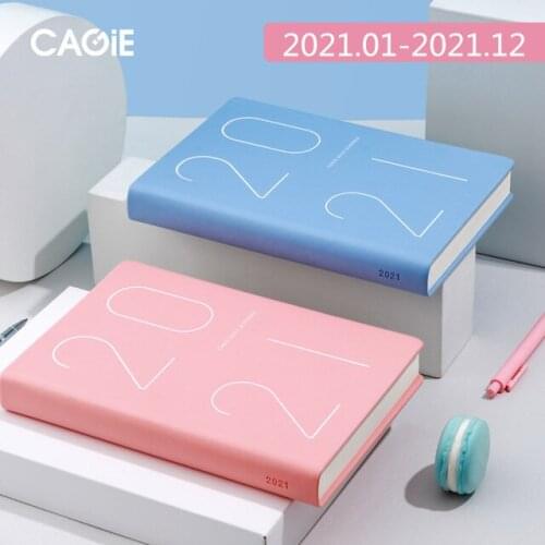 Agenda 2021 Organizer Diary Planner Notebook and Journals A5 Kawaii Daily Weekly Monthly Plan Time Schedule Notepad Stationery