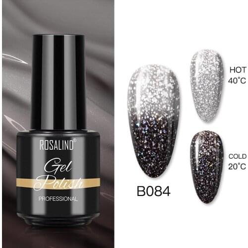 Fashion Unique Nail Art Gel Polish 2 And 3 Colors Changing By Temperature New Technology Change Colors Nail Beauty Gel Polish