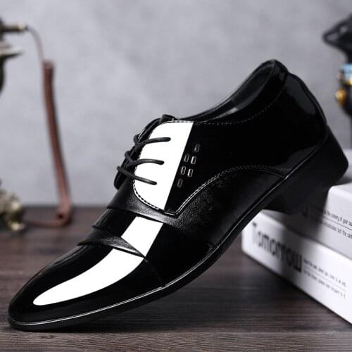 Mazefeng 2019 Men Dress Shoes Men Formal Shoes Leather Luxury Fashion Groom Wedding Shoes Men Oxford Shoes Dress Plus Size 38-48