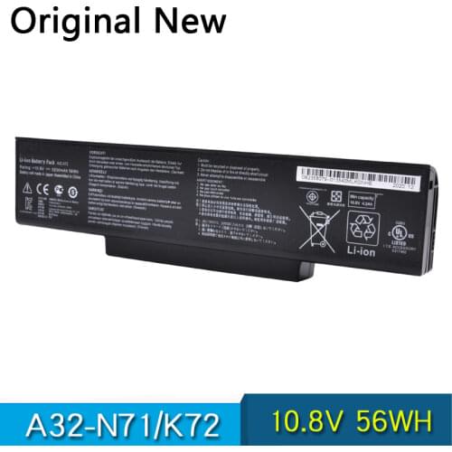NEW Original A32-K72 Laptop Battery For ASUS A72D A72DR A72F A72J A72JK A72JR K73E K73J K73JK K73S K73SV N71J N71JA N71JQ N71JV