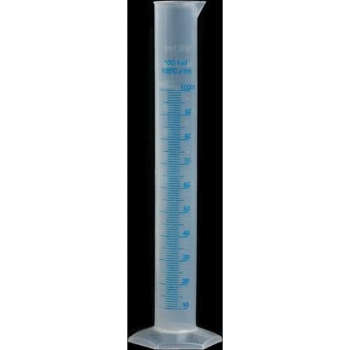 1 Pc Plastic Measuring Cylinder Laboratory Test Graduated Liquid Trial Tube Jar Tool New