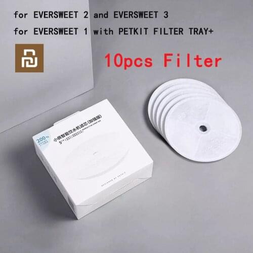 PETKIT Replacement Filter Units for EVERSWEET 2 /EVERSWEET 3 Water Fountain 5/10pcs Filters Cleaning Kit pet Impurity filtration