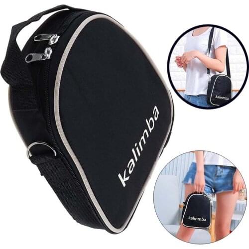 Kalimba Storage Bag,7/15/10 Keys Thumb Piano Mbira Case Shoulder Bag for Kalimba Mbira Thumb Piano Carrying Case Handbag Black