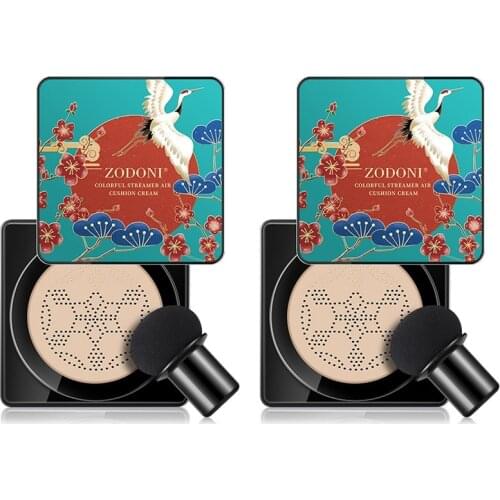 Natural Air Cushion Foundation Mushroom Head BB Cream Concealer Waterproof Moisturizing Foundation Cosmetic Cc Makeup