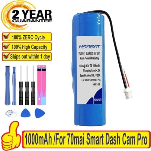 Top Brand 100% New 700mAh HMC1450 Battery for Smart Recorder Pro 14*50 Batteries + free tools