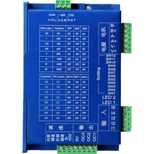 Integrated stepper drive controller / single-axis modbus-rtu-485 controller / integrated drive controller