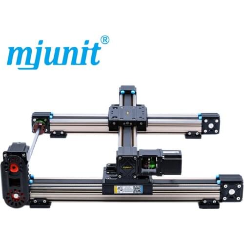 Mjunit MJ50 xy High Accuracy Low Frictional Resistance Linear Guide Rail with 300x300mm stroke flat
