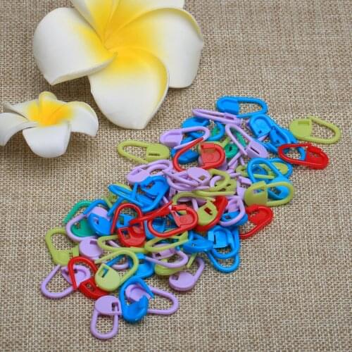 100Pc Plastic Locking Stitch Markers Small Clip Sewing Knitting Tool Crochet Latch Needle Clip Hook Sewing Knitting Accessories