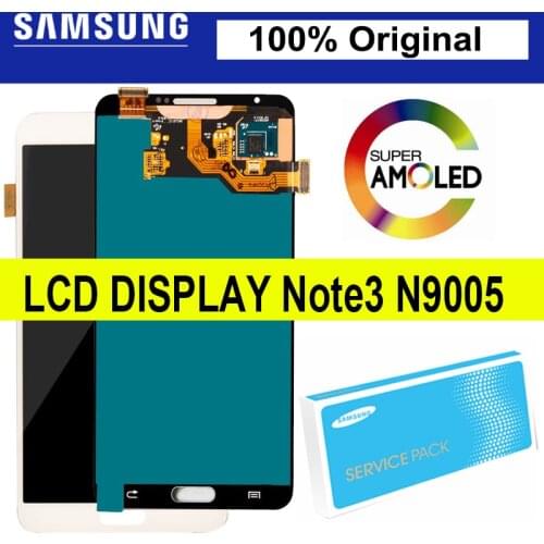 100% Super AMOLED LCD For Samsung Galaxy Note 3 LCD Display With Touch Screen Digitizer For Samsung N9005 N900A Repair Parts