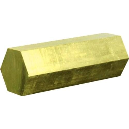 4-40mm Hexagonal brass rods/bar Industry DIY Metal Material Hex bar rod Frame Metal Bar Mould CNC Mold