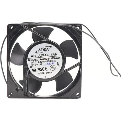 ADDA AA8382HB-AW 90*90*25MM 110/120V 0.15/0.13A 1900/2150 CFM AC Axial Fan